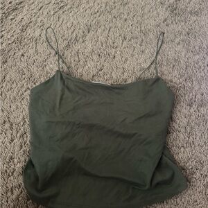 Gaze Forest Green Camisole Top
